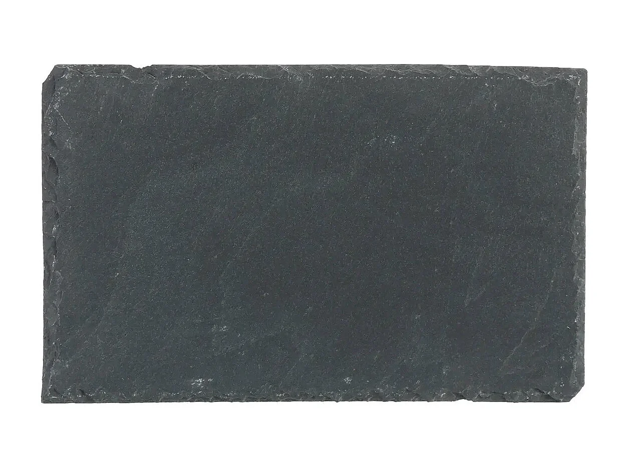 Lot de 6 Assiettes Plates "Ardoise" 22cm Gris