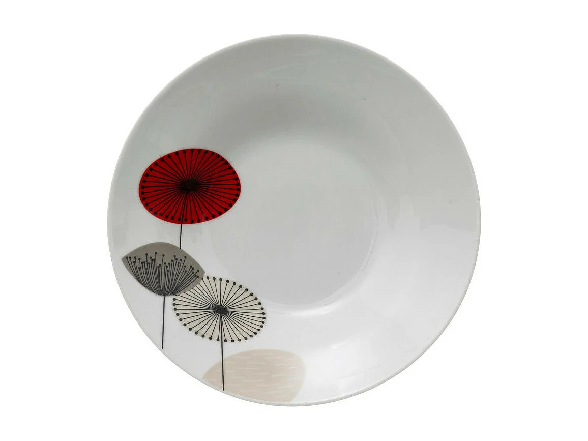 Lot de 6 Assiettes Creuses "Osara" 22cm Blanc