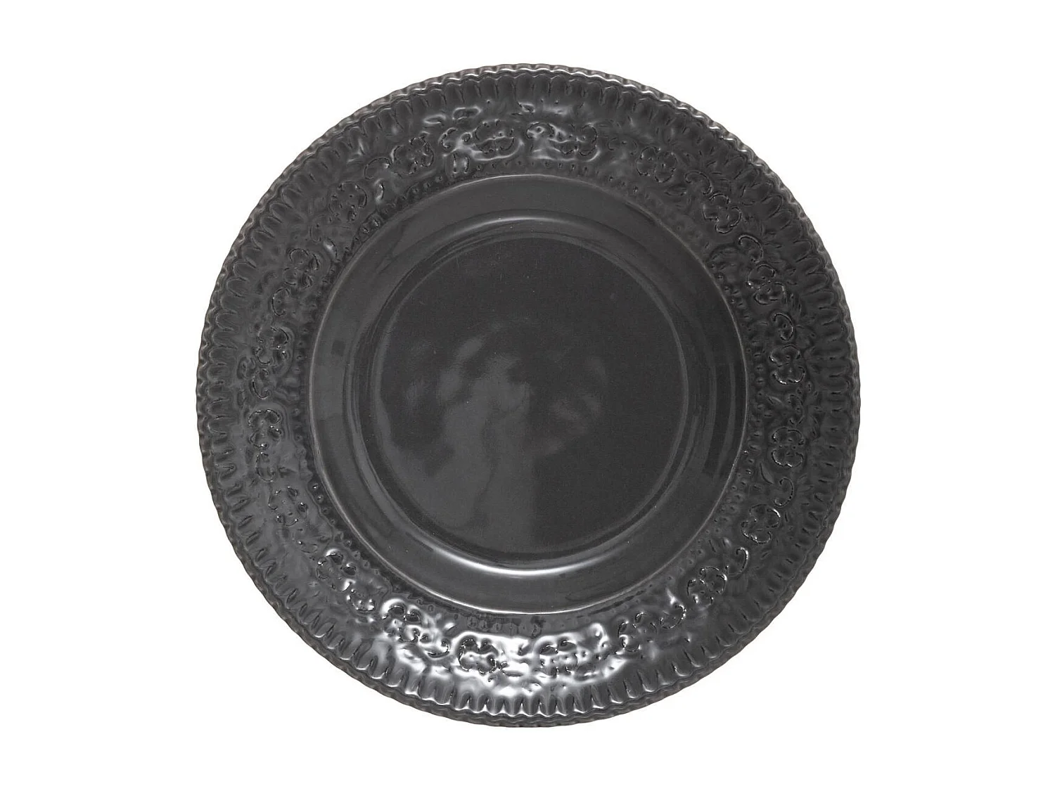 Lot de 6 Assiettes à Dessert "Gypsy" 22cm Gris