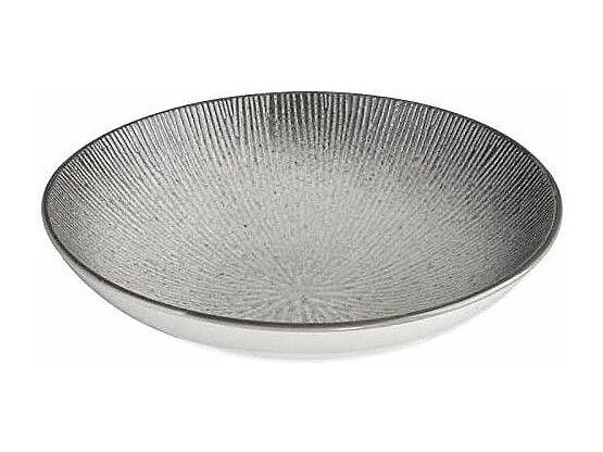 Lot de 6 Assiettes Creuses "Atelier" Gris