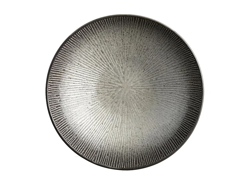 Lot de 6 Assiettes Creuses "Atelier" Gris