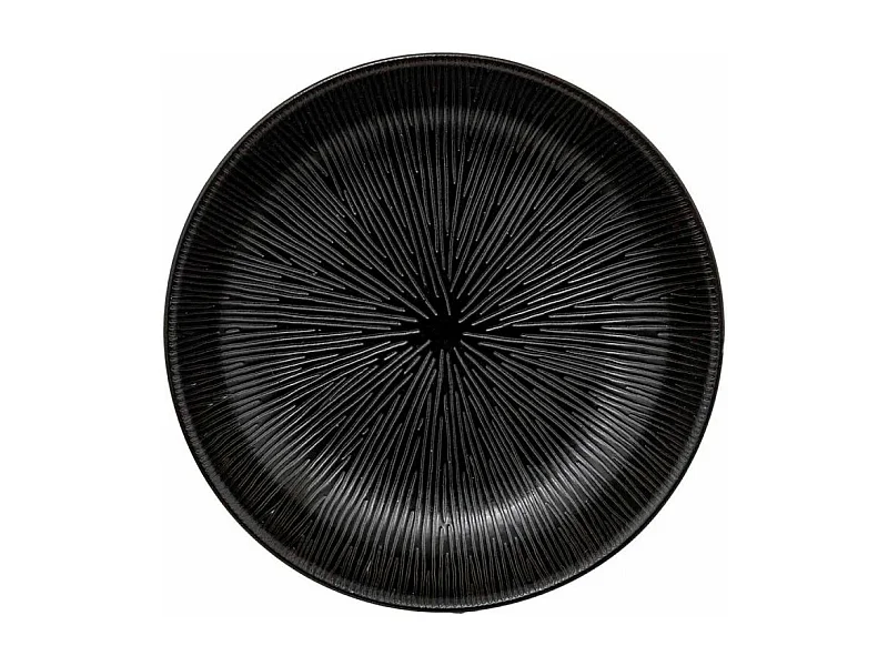 Lot de 6 Assiettes Creuses "Atelier" 19cm Noir