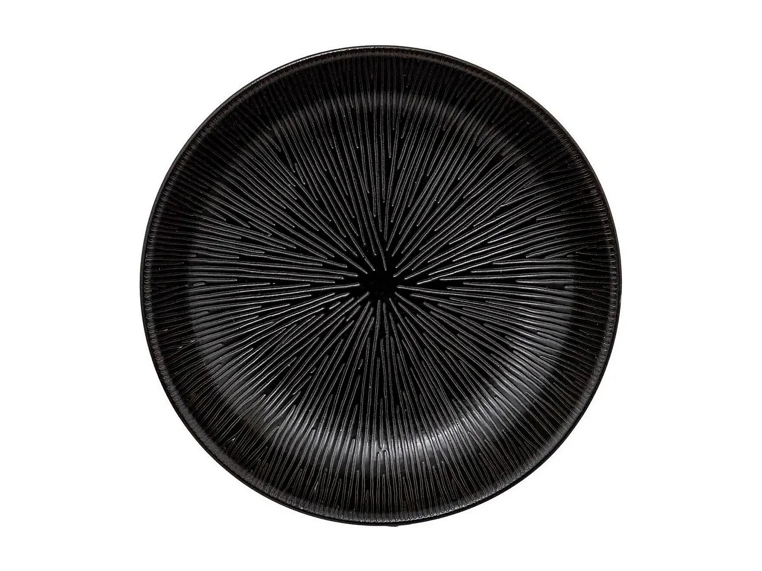 Lot de 6 Assiettes Creuses "Atelier" 19cm Noir