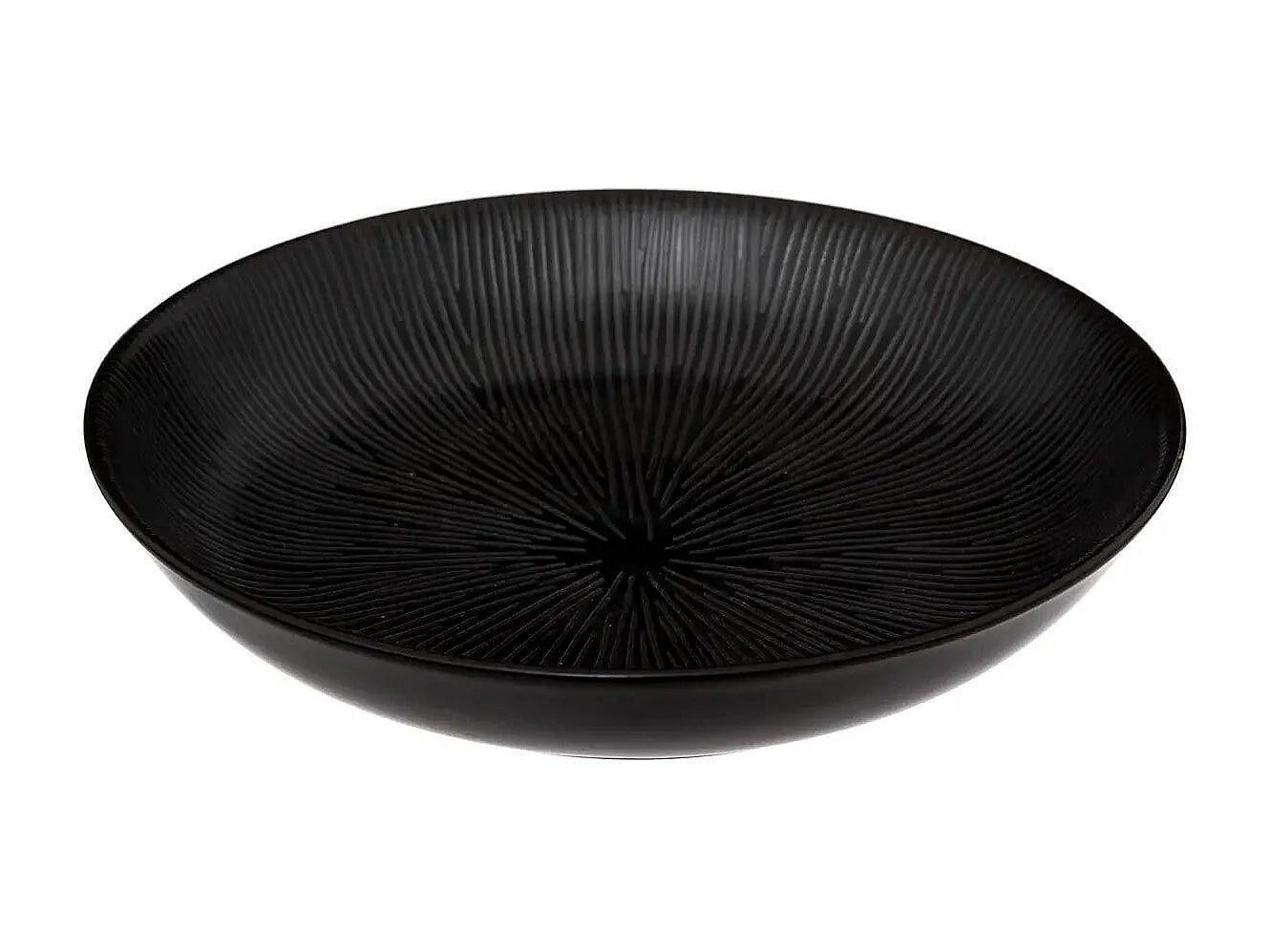 Lot de 6 Assiettes Creuses "Atelier" 19cm Noir