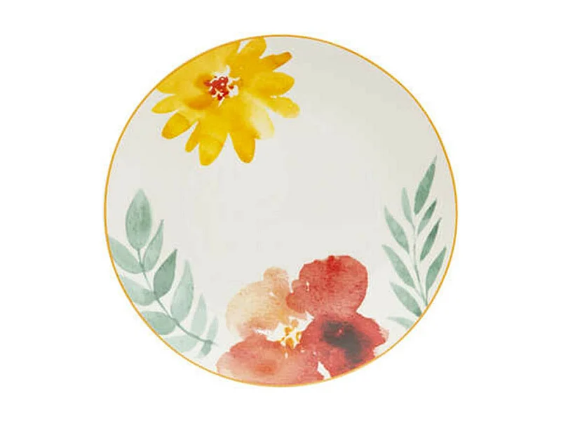 Lot de 6 Assiettes à Dessert "Margaux" 19cm Multicolore