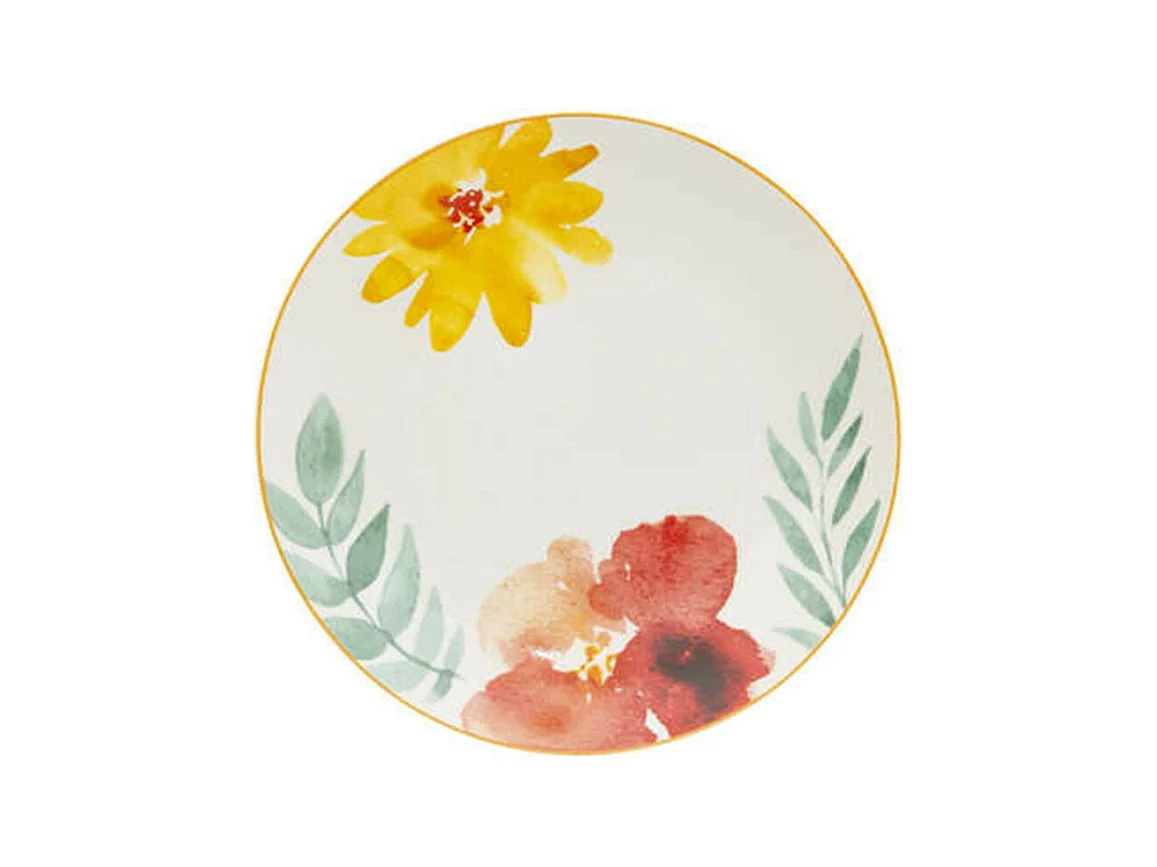 Lot de 6 Assiettes à Dessert "Margaux" 19cm Multicolore
