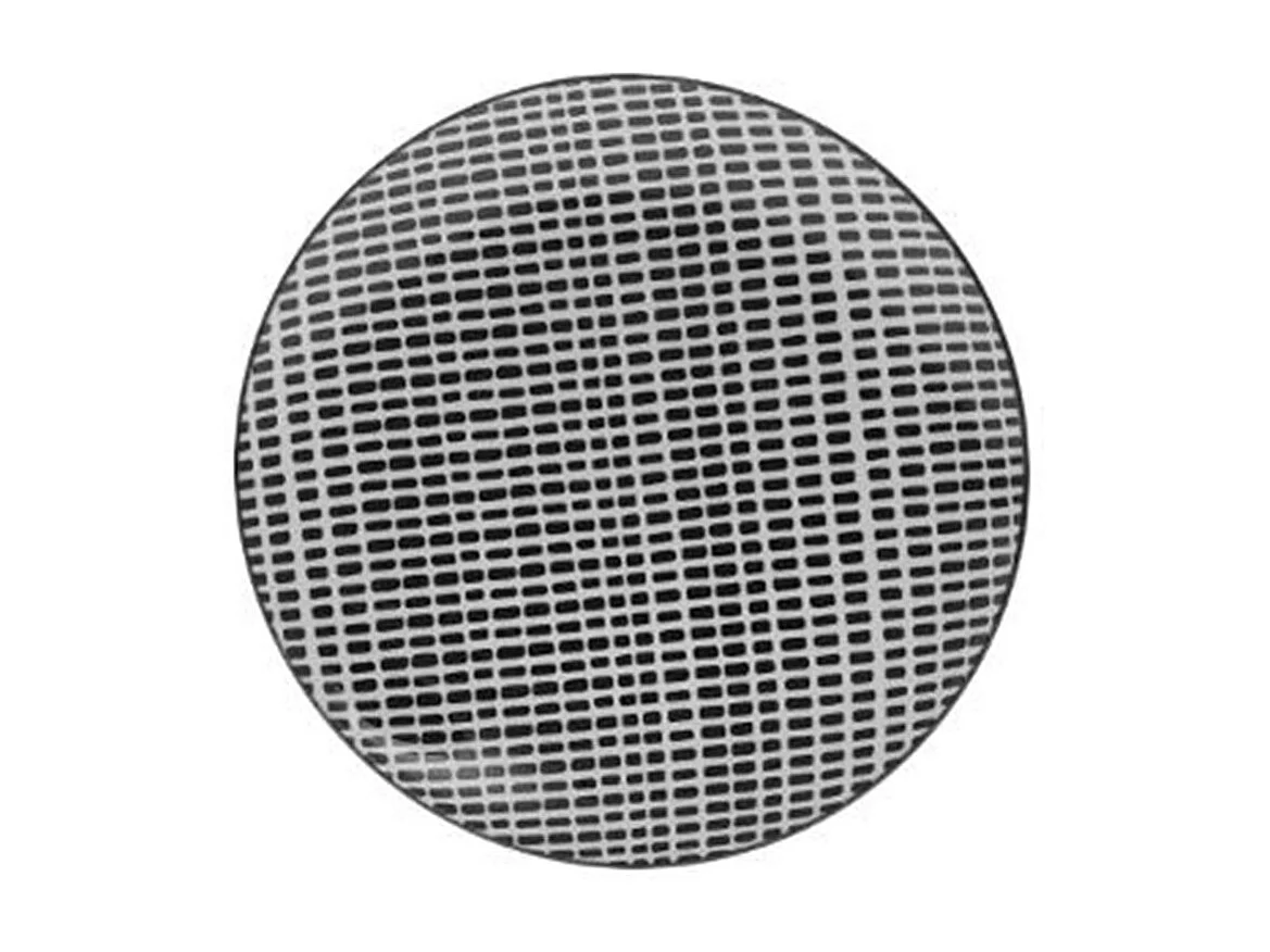 Lot de 6 Assiettes à Dessert "Bohemia Square" 19cm Noir