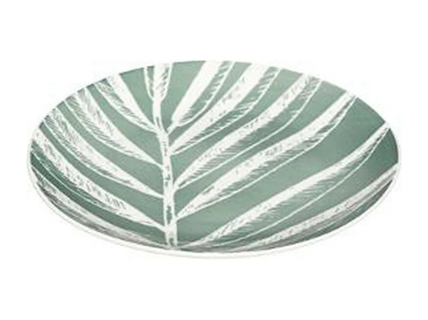 Lot de 6 Assiettes à Dessert "Green Harmony" 19cm Vert
