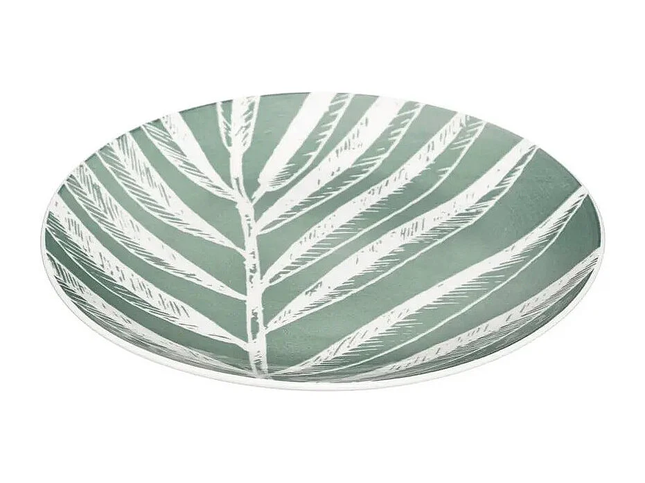Lot de 6 Assiettes à Dessert "Green Harmony" 19cm Vert