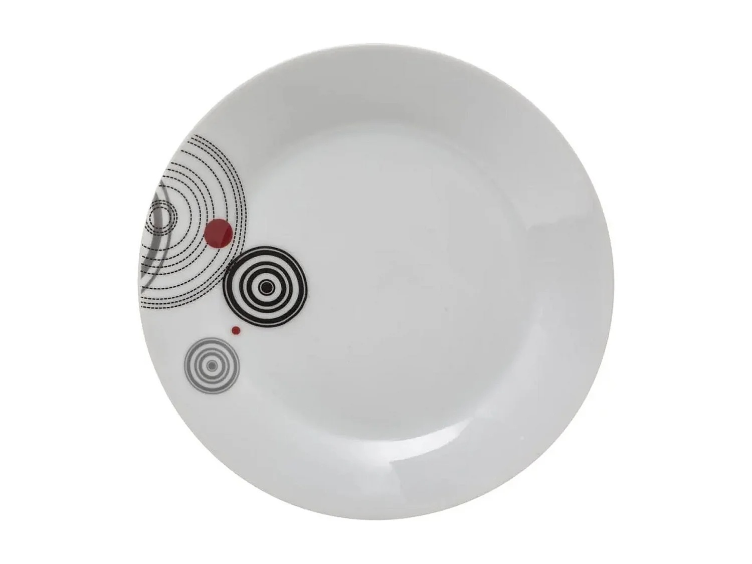 Lot de 6 Assiettes à Dessert "Instant" 19cm Blanc