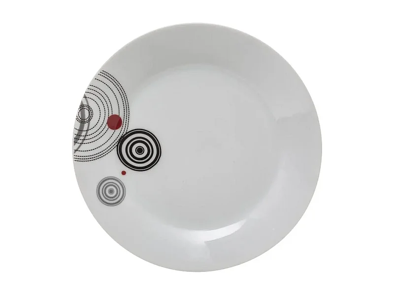 Lot de 6 Assiettes à Dessert "Instant" 19cm Blanc