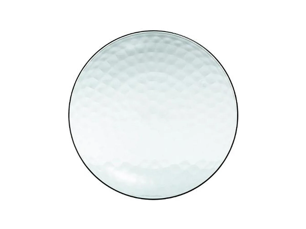 Lot de 6 Assiettes à Dessert "Green Harmony" 24cm Vert