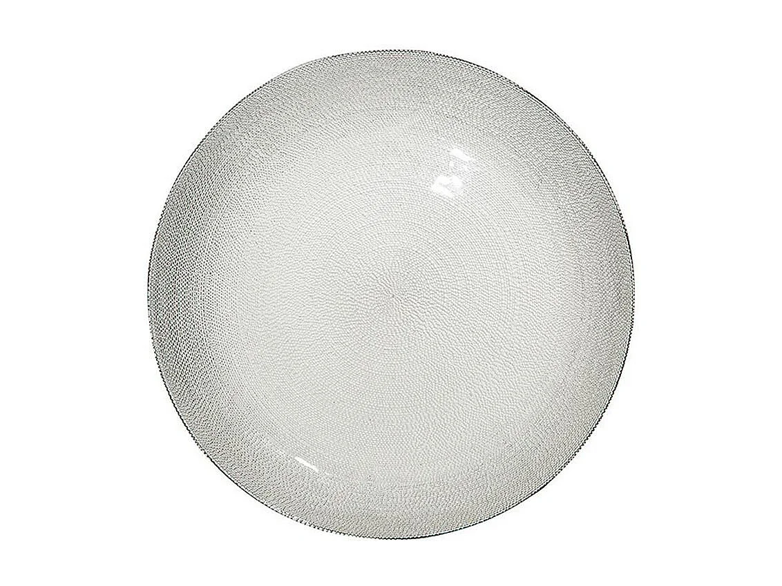 Lot de 6 Assiettes à Dessert "Palm" 21cm Gris