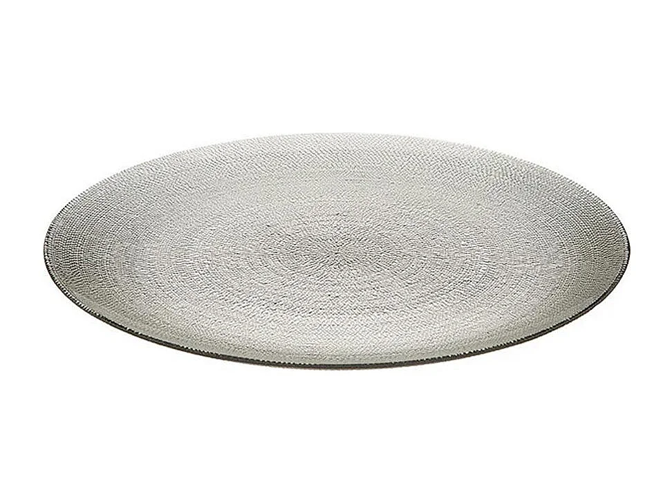 Lot de 6 Assiettes à Dessert "Palm" 21cm Gris