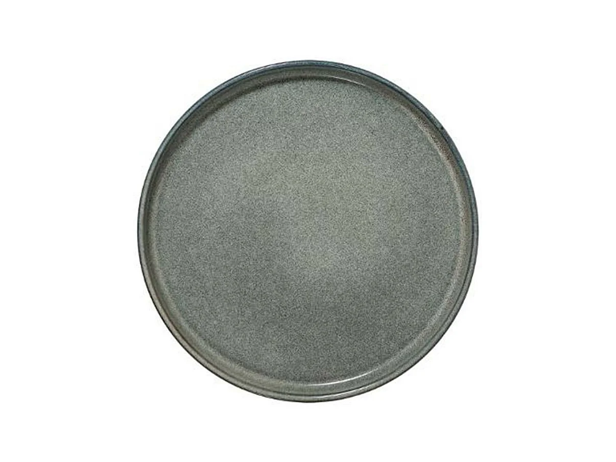 Lot de 6 Assiettes à Dessert "Terre Inconnue" 21cm Vert