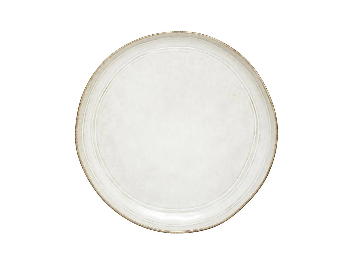 Lot de 6 Assiettes à Dessert "Flower" 21cm Gris