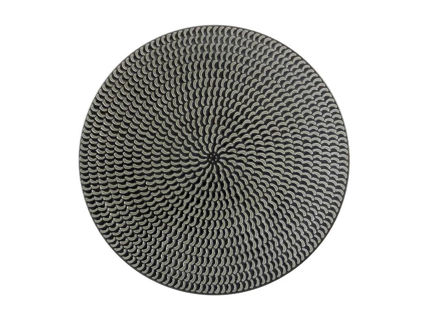 Lot de 6 Assiettes à Dessert "Sahara" 21cm Gris