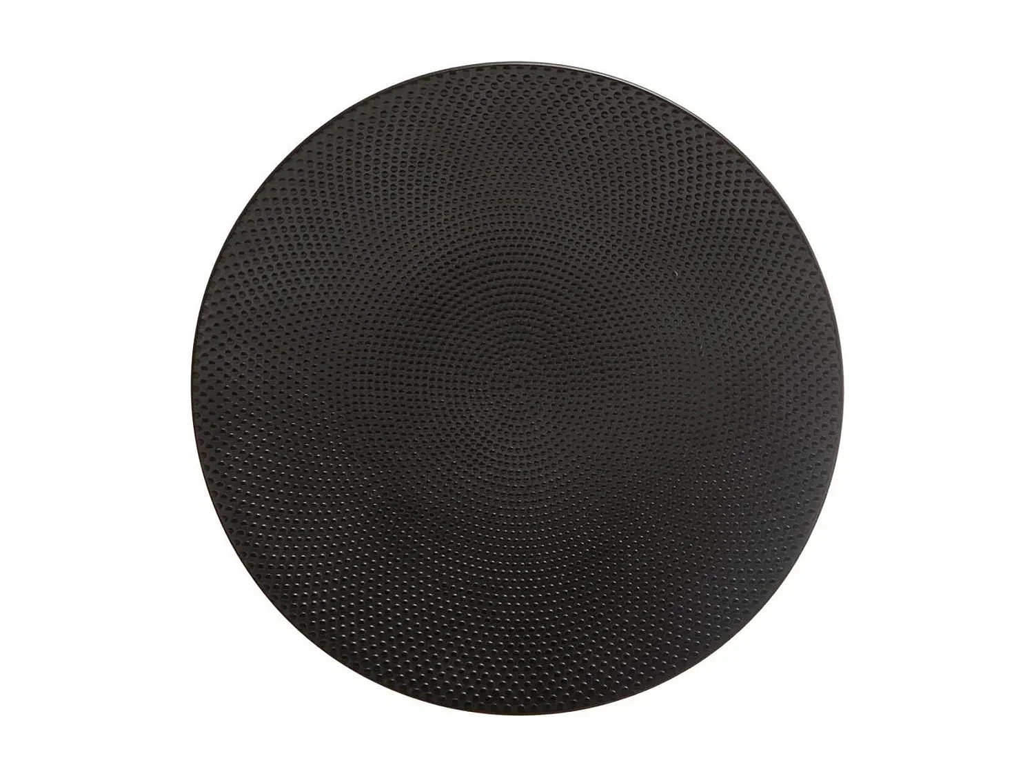 Lot de 6 Assiettes à Dessert "Caviar" 21cm Noir