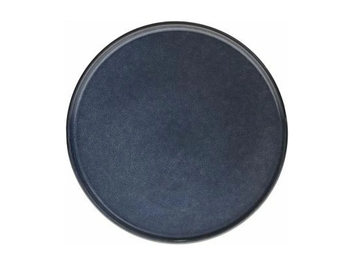 Lot de 6 Assiettes à Dessert "Terre Inconnue" 21cm Bleu