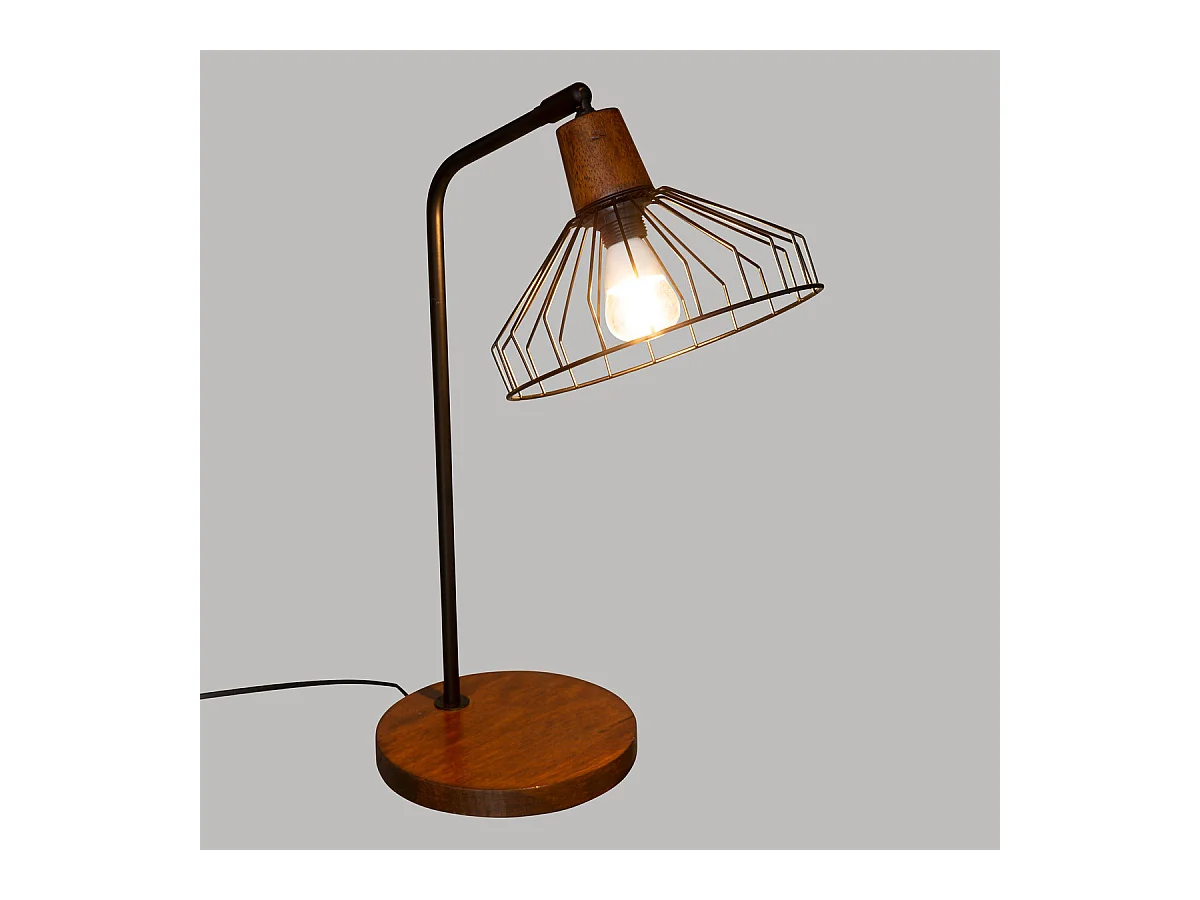 Lámpara de sobremesa estilo bistró 32 x 47 cm