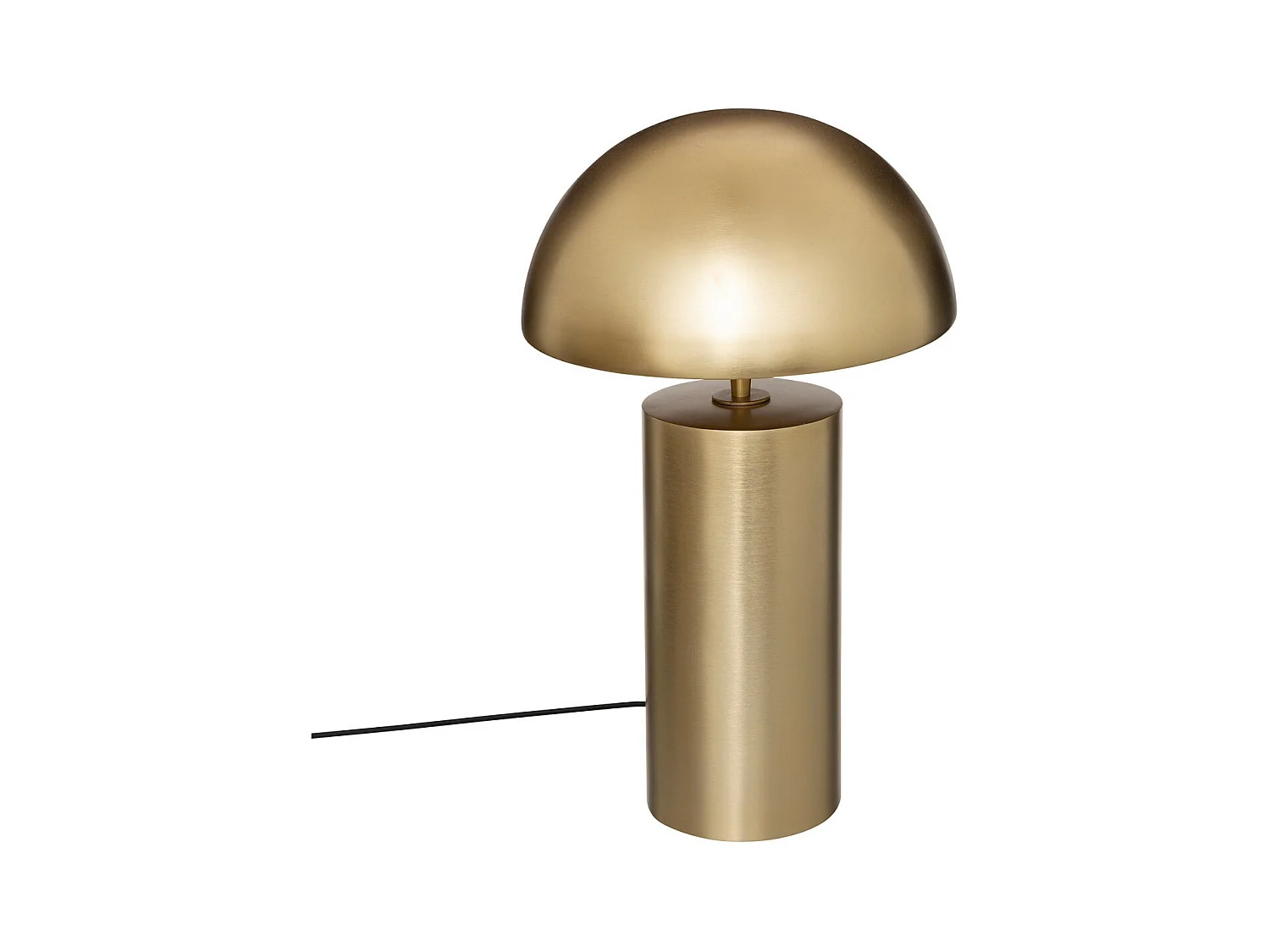 Lampe à poser en métal Doré D 30 x H 50 cm