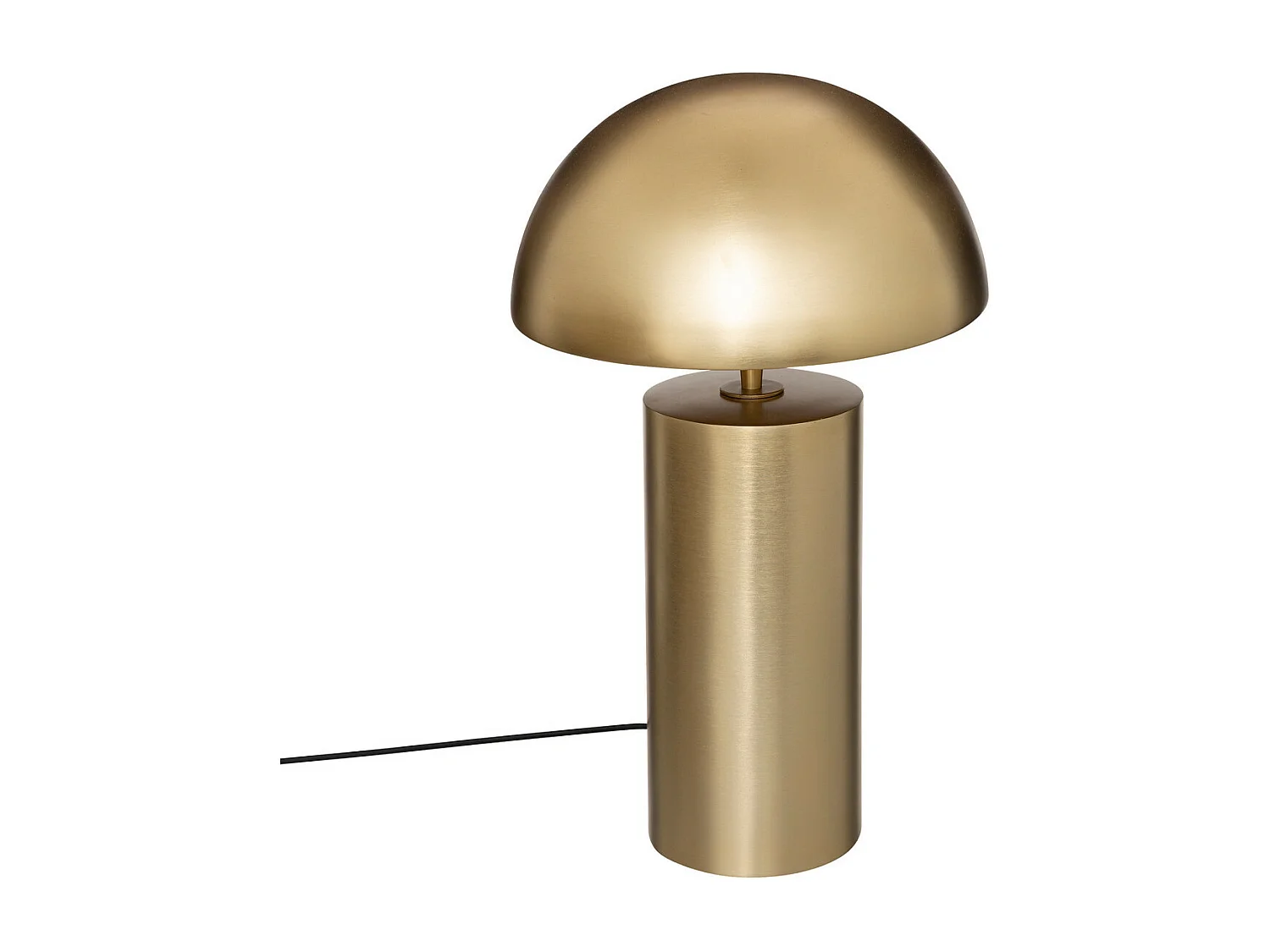 Lampe à poser en métal Doré D 30 x H 50 cm