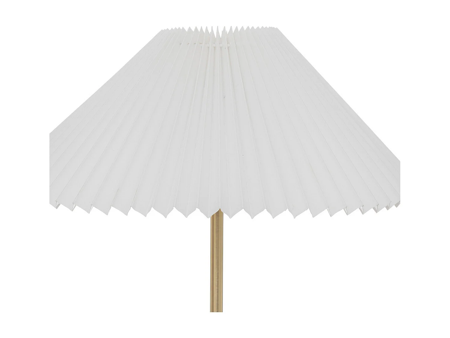 Lámpara de mesa con pantalla plisada