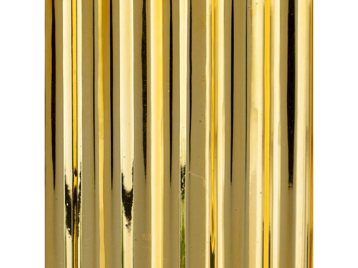 Plante tombante artificielle pot doré rétro et vintage H 82 cm