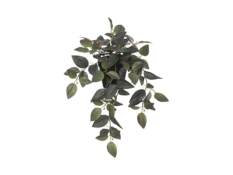 Plante artificielle Tradescantia bicolore H 45 cm