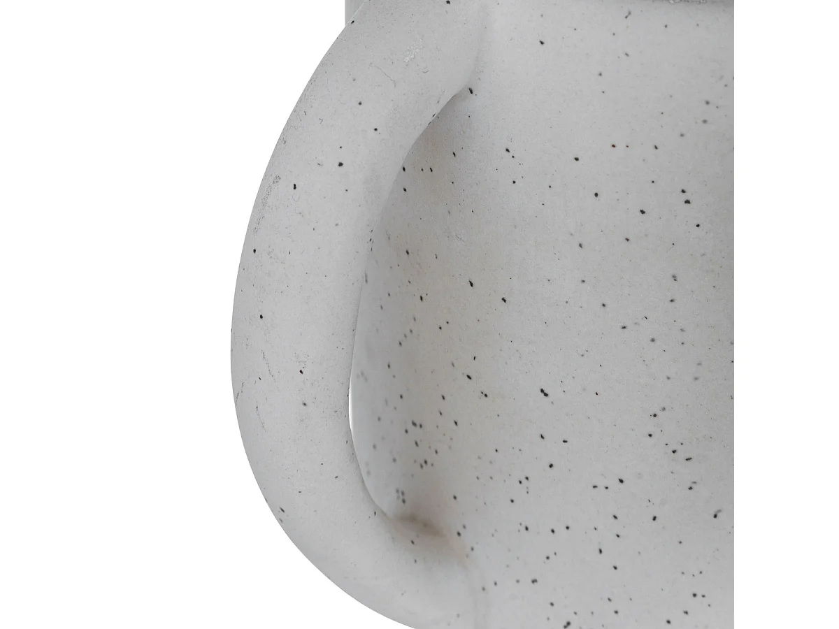 Plante artificielle Lierre pot en Céramique mouchetée H 24 cm