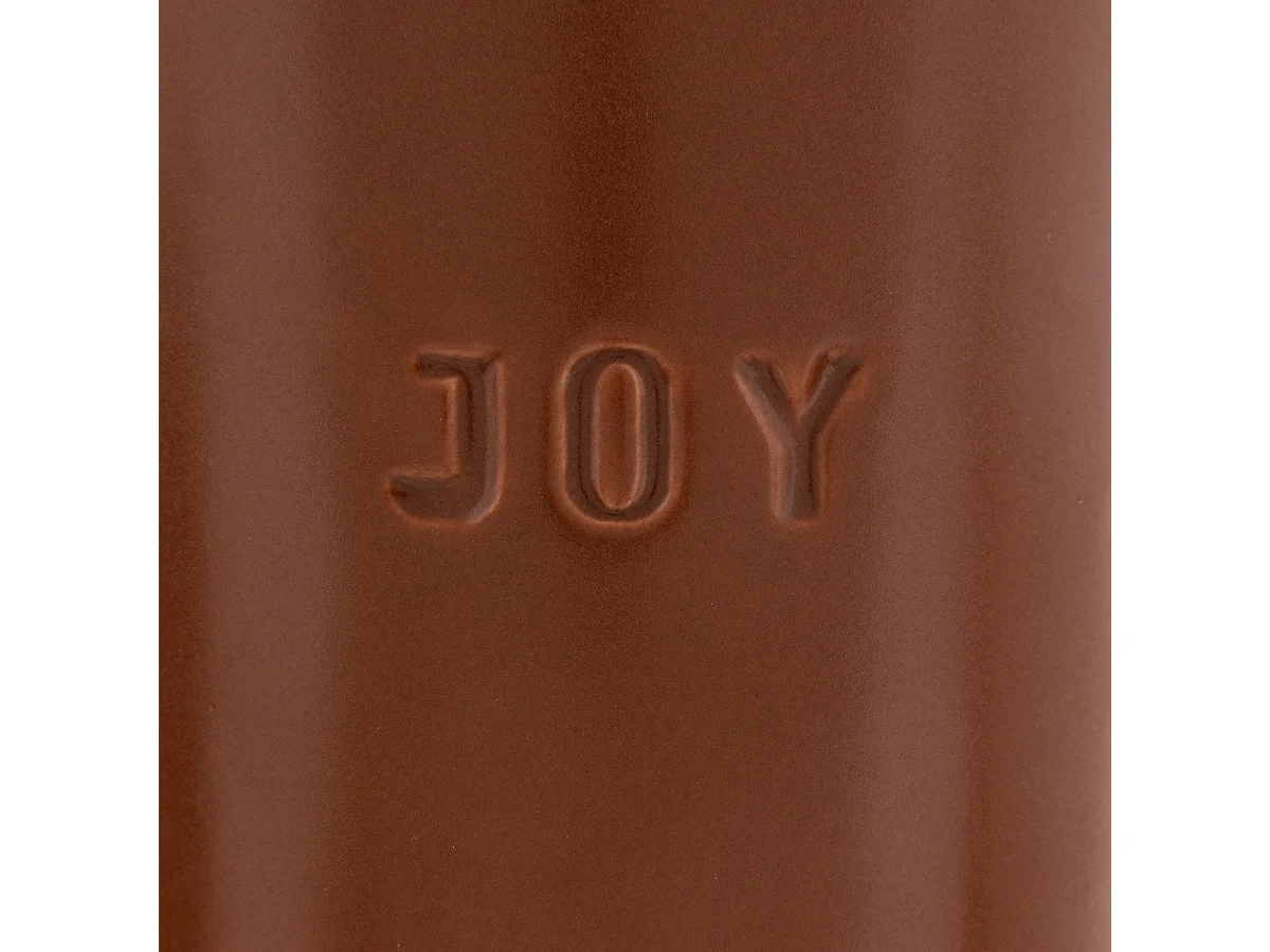 Plante artificielle pot en Céramique Marron Caramel H 20 cm