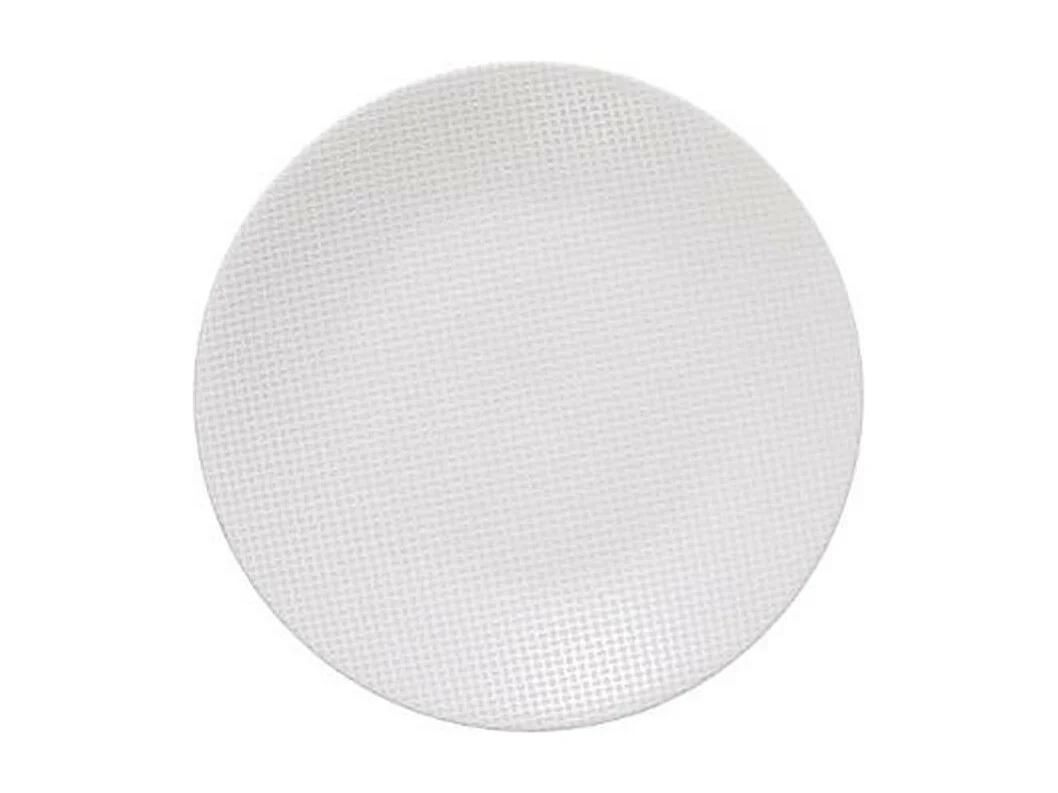 Lot de 6 Assiettes à Dessert "Céleste" 21cm Blanc