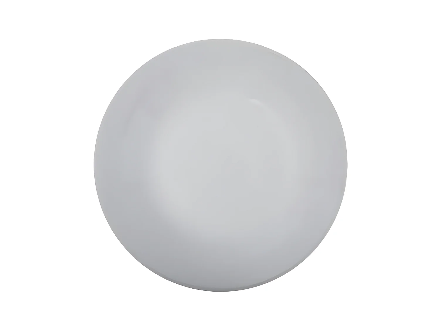 Lot de 6 Assiettes Plates "Jeanne" 25cm Blanc