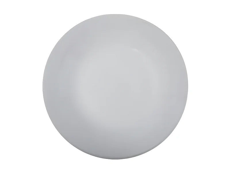Lot de 6 Assiettes Plates "Jeanne" 25cm Blanc
