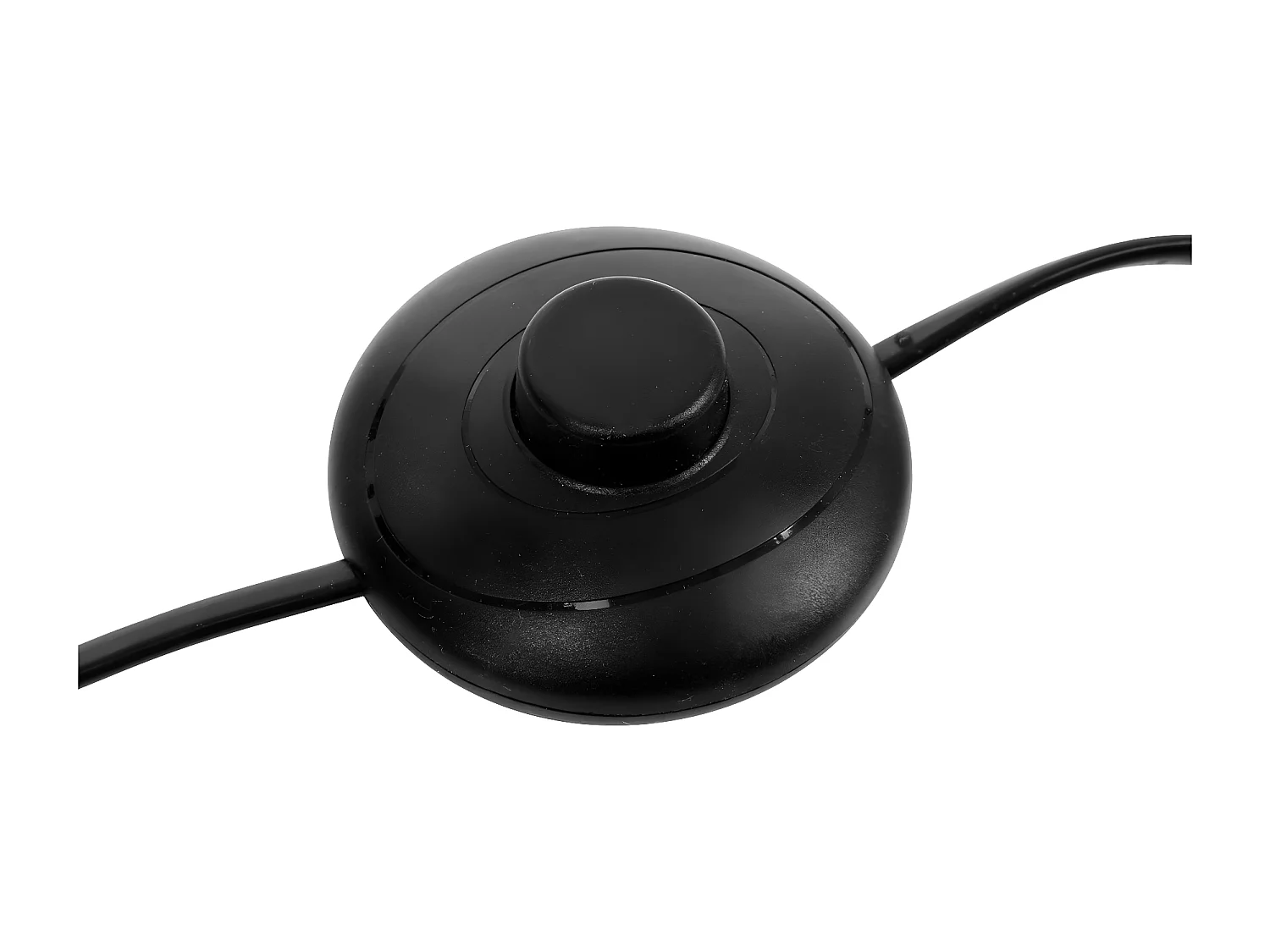 Lampadaire en métal Noir et abat-jour en Rotin H 150.5 cm