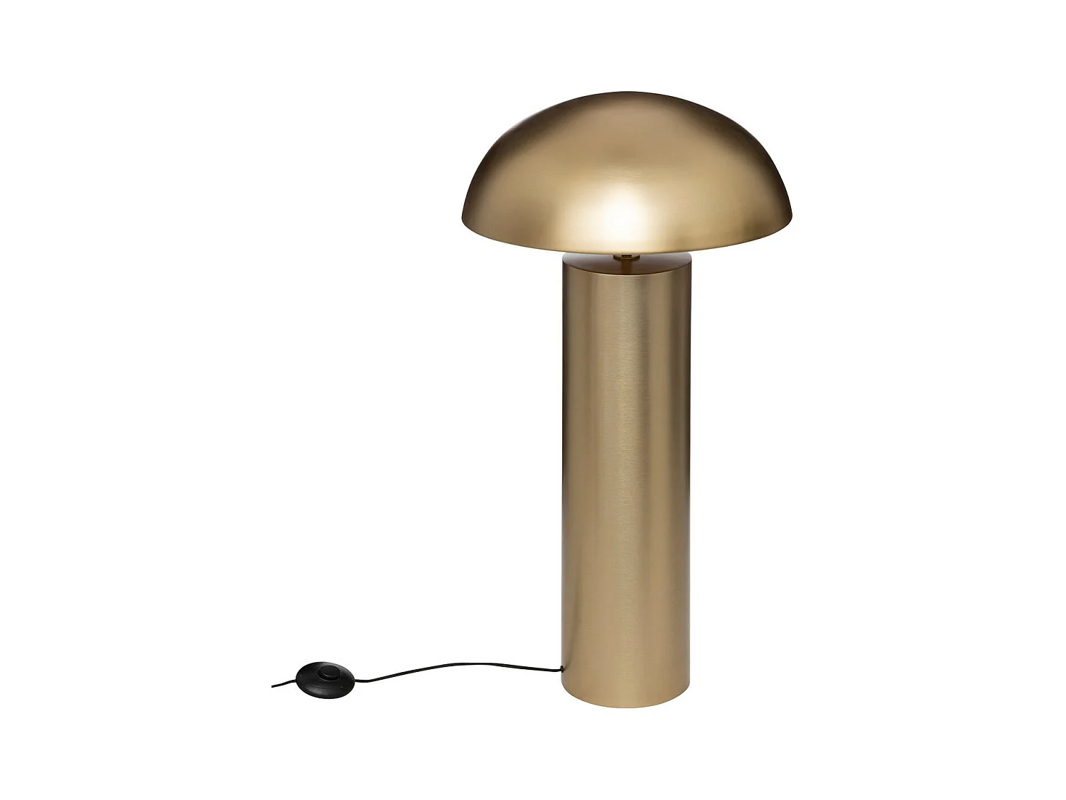 Lampadaire en métal Doré D 50 x H 97 cm