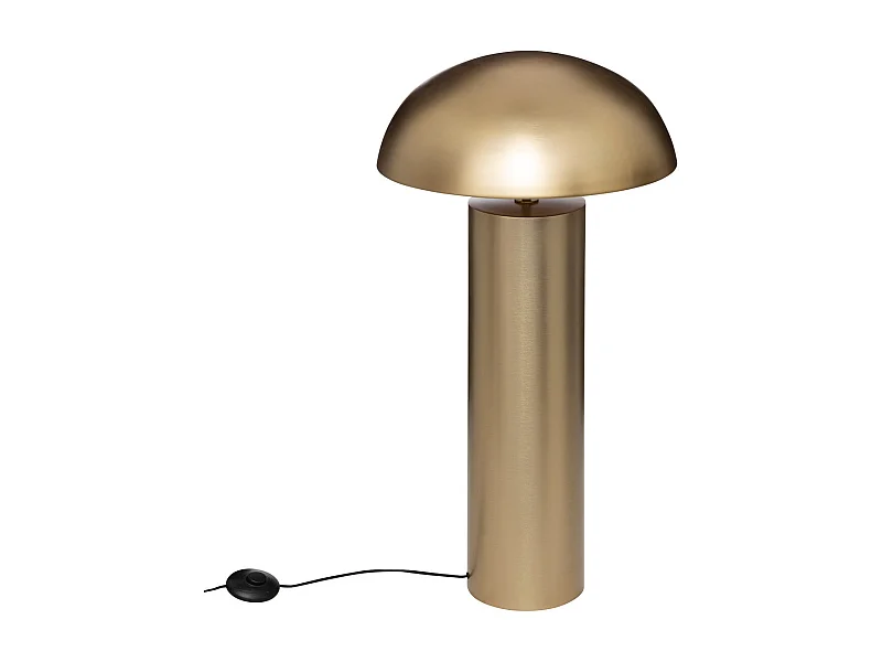 Lampadaire en métal Doré D 50 x H 97 cm