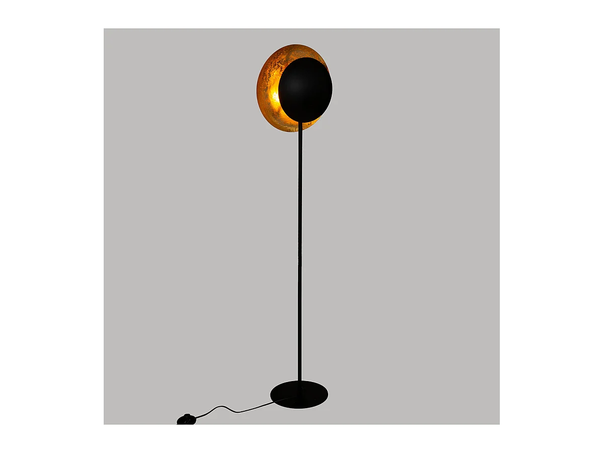 Stehlampe aus Metall im Art-Déco-Stil 33 x 23 x 144 cm