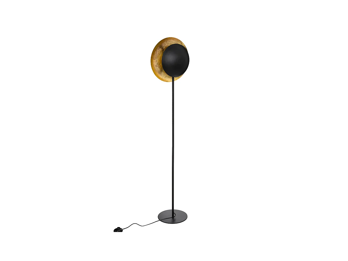 Stehlampe aus Metall im Art-Déco-Stil 33 x 23 x 144 cm