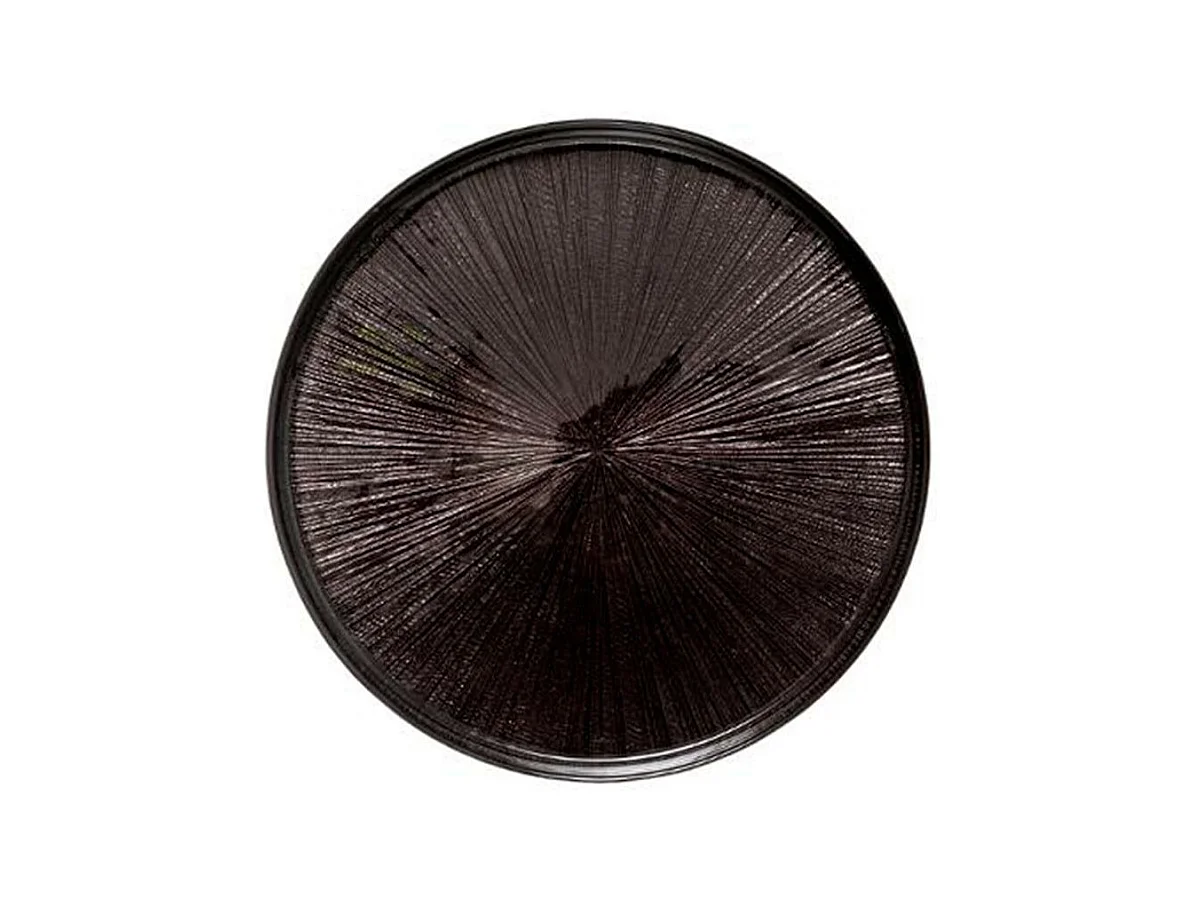 Lot de 6 Assiettes Plates "Astra" 28cm Noir