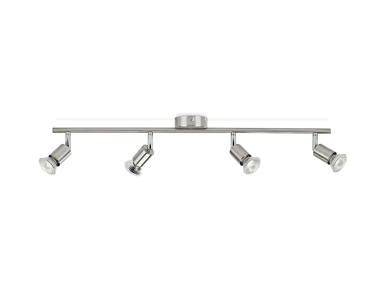 Lampada da Soffitto con Quattro Faretti Limbali Cromato