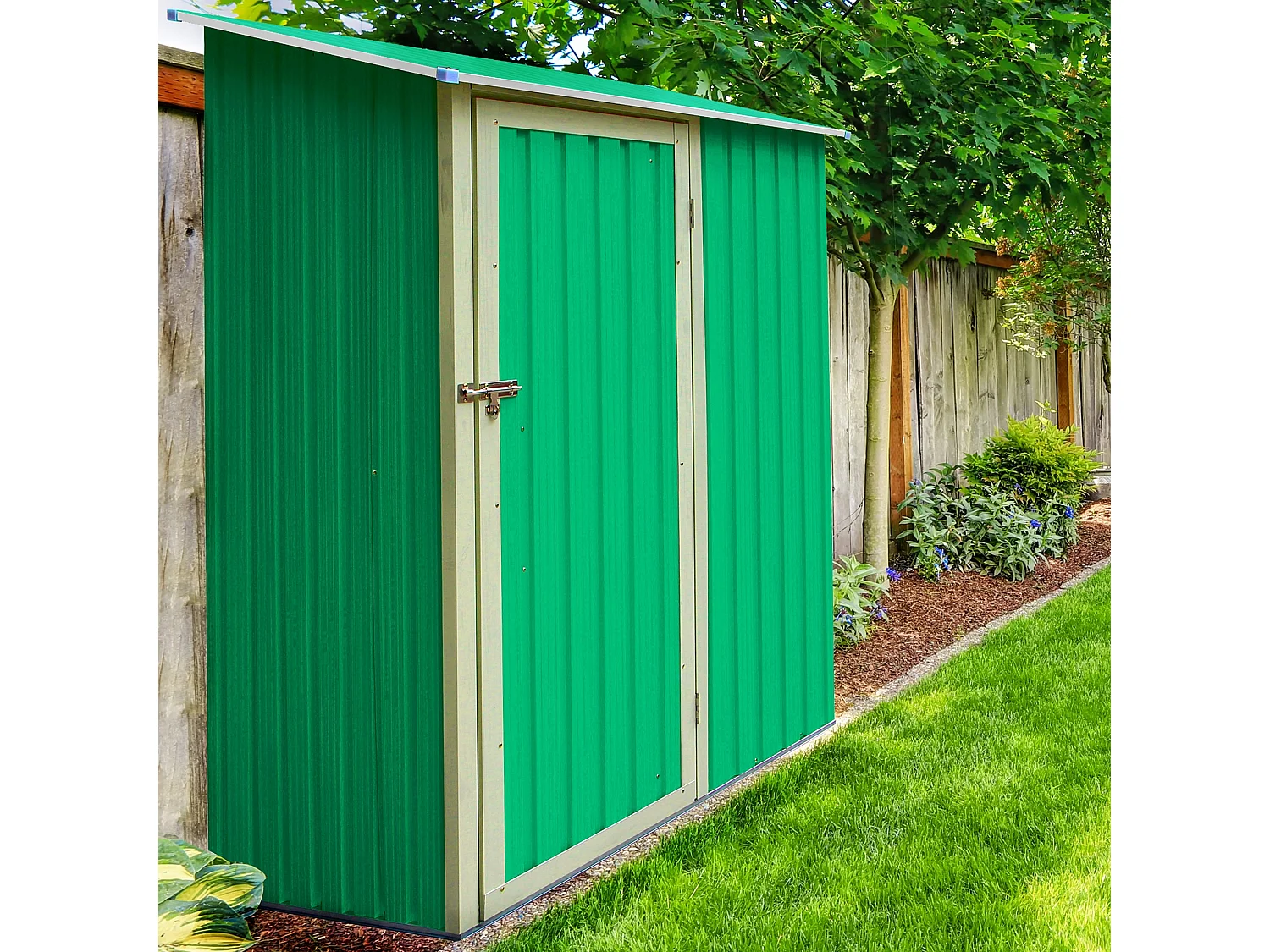 Armario Gardiun Newcastle 1,27 m² Exterior 89x143x186 cm Verde