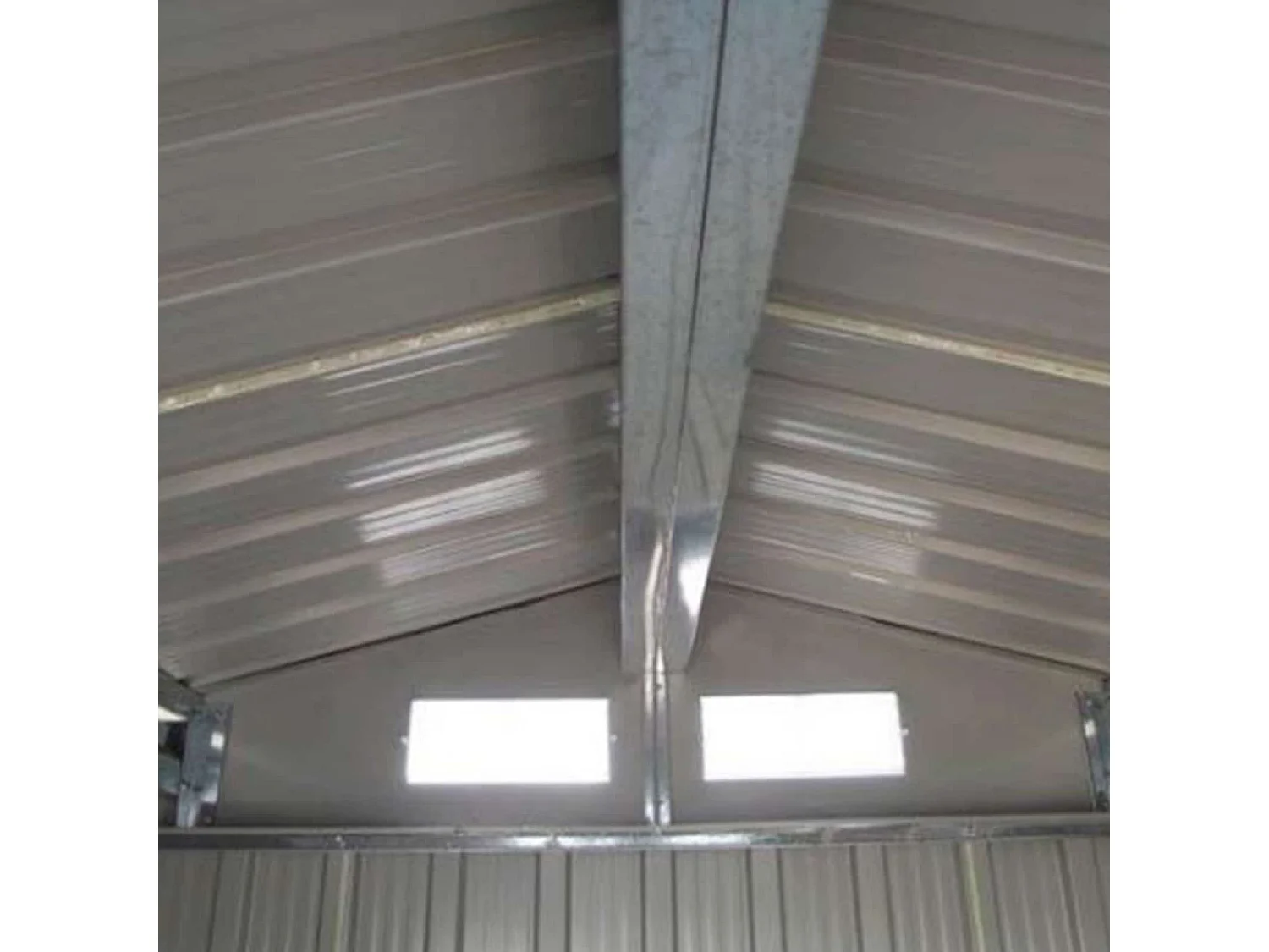 Abri de Jardin en Métal Gardiun Cambridge 4,72 m² 181x261x198 cm Ext. Acier Galvanisé Vert