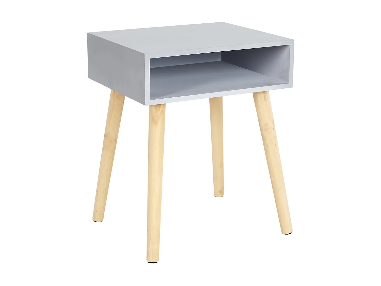 Table De Chevet Niche Gris