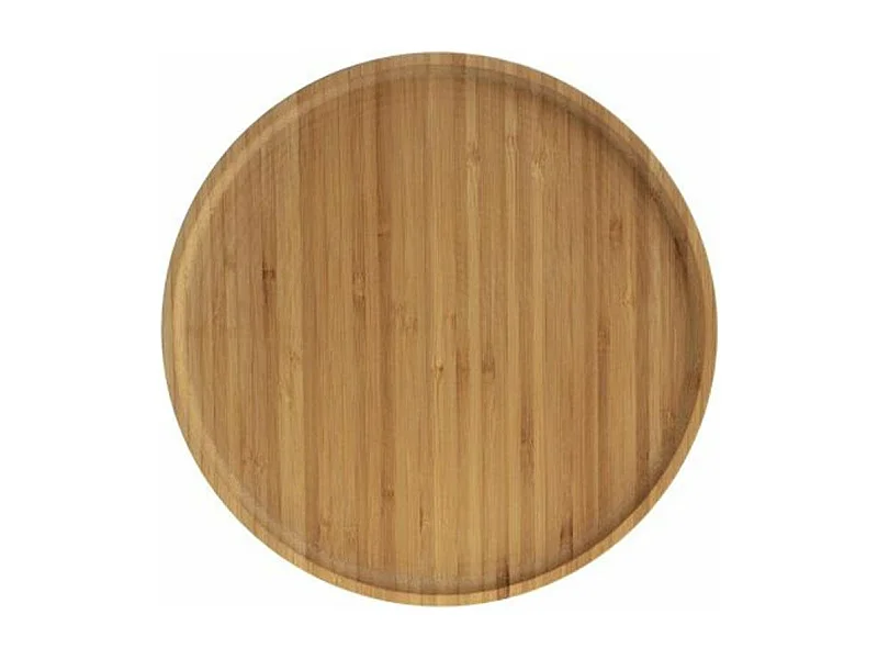 Lot de 6 Assiettes "Bambou" 26cm Naturel