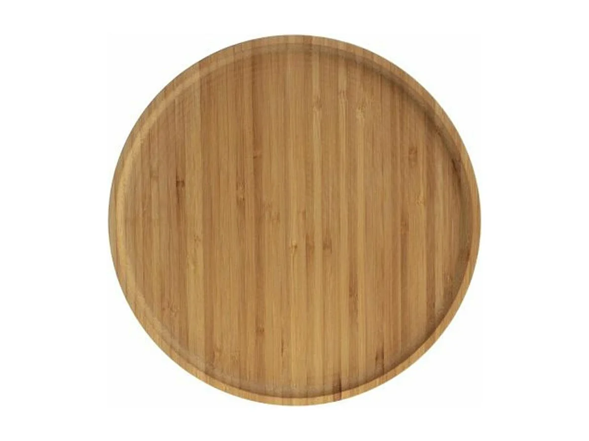 Lot de 6 Assiettes "Bambou" 26cm Naturel