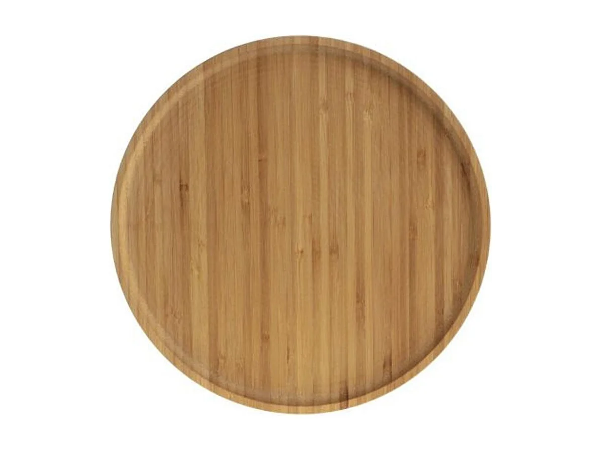 Lot de 6 Assiettes "Bambou" 26cm Naturel