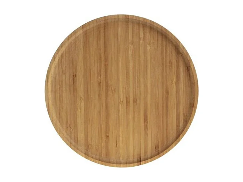 Lot de 6 Assiettes "Bambou" 26cm Naturel