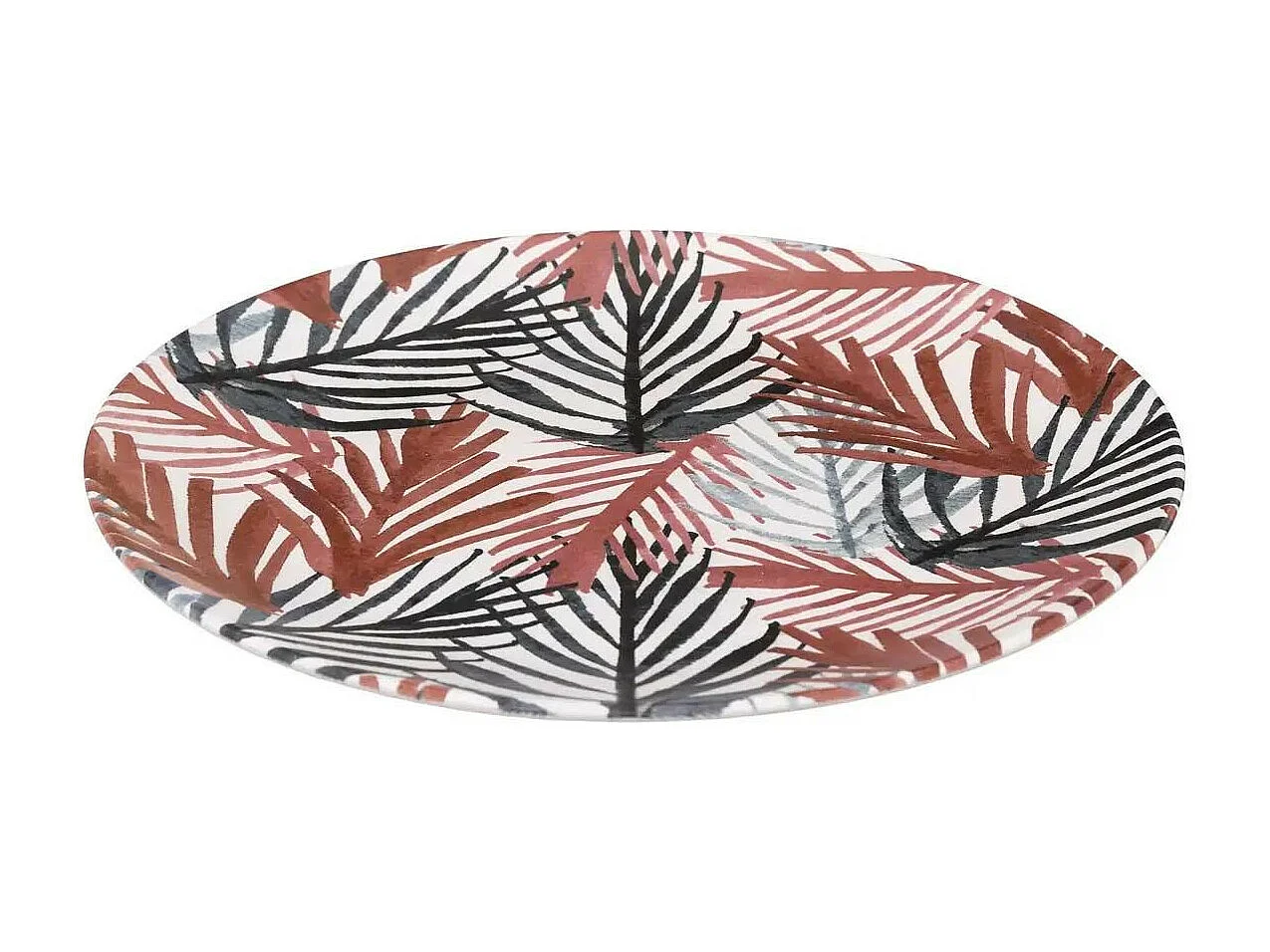 Lot de 6 Assiettes Plates "Alicante" 26cm Multicolore