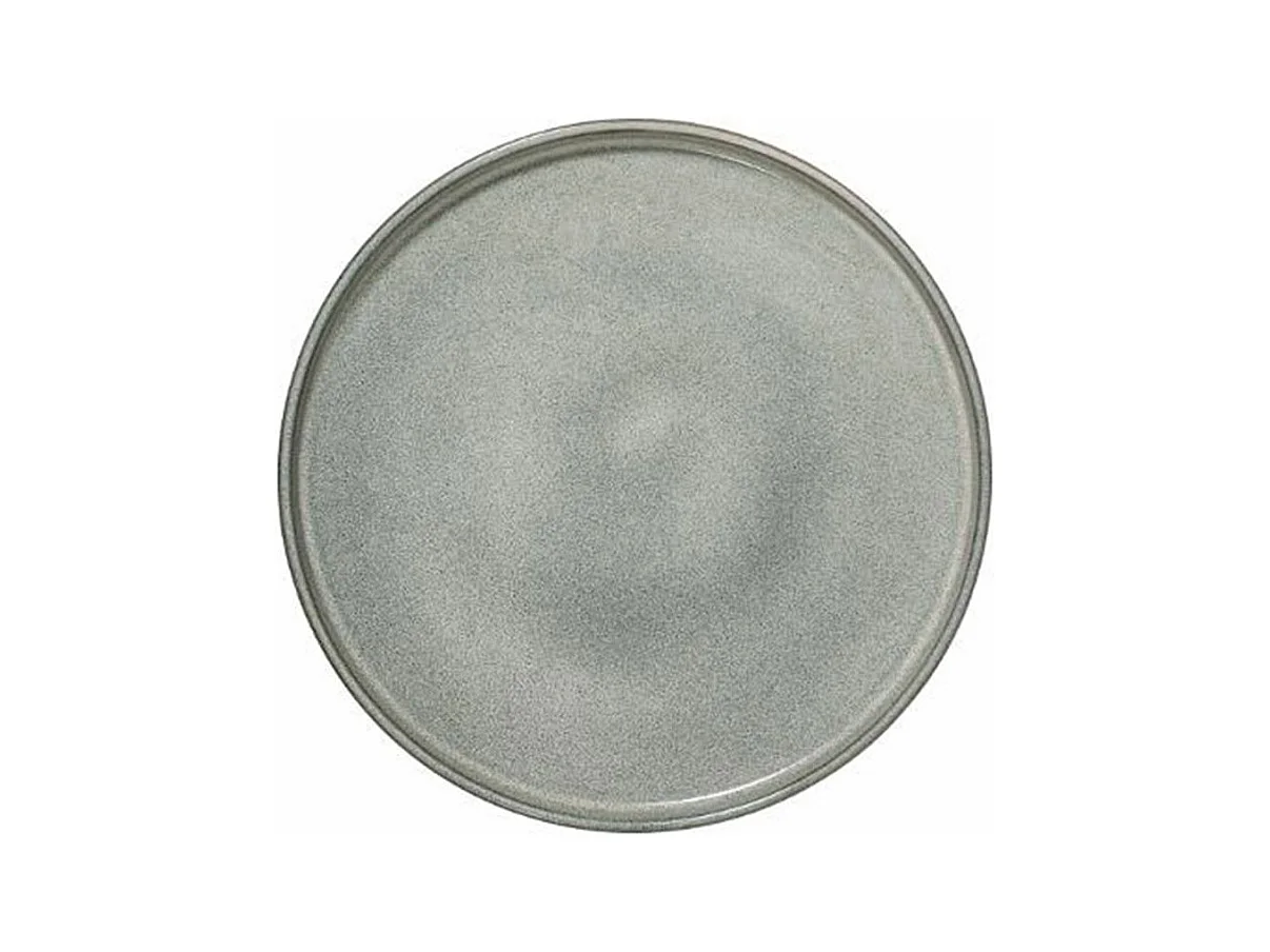 Lot de 6 Assiettes Plates "Terre Inconnue" 27cm Vert